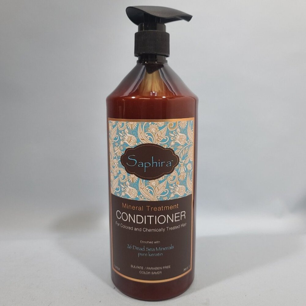 Saphira Keratin Moisturizing Conditioner 34oz Colored Chemically Treated Hair